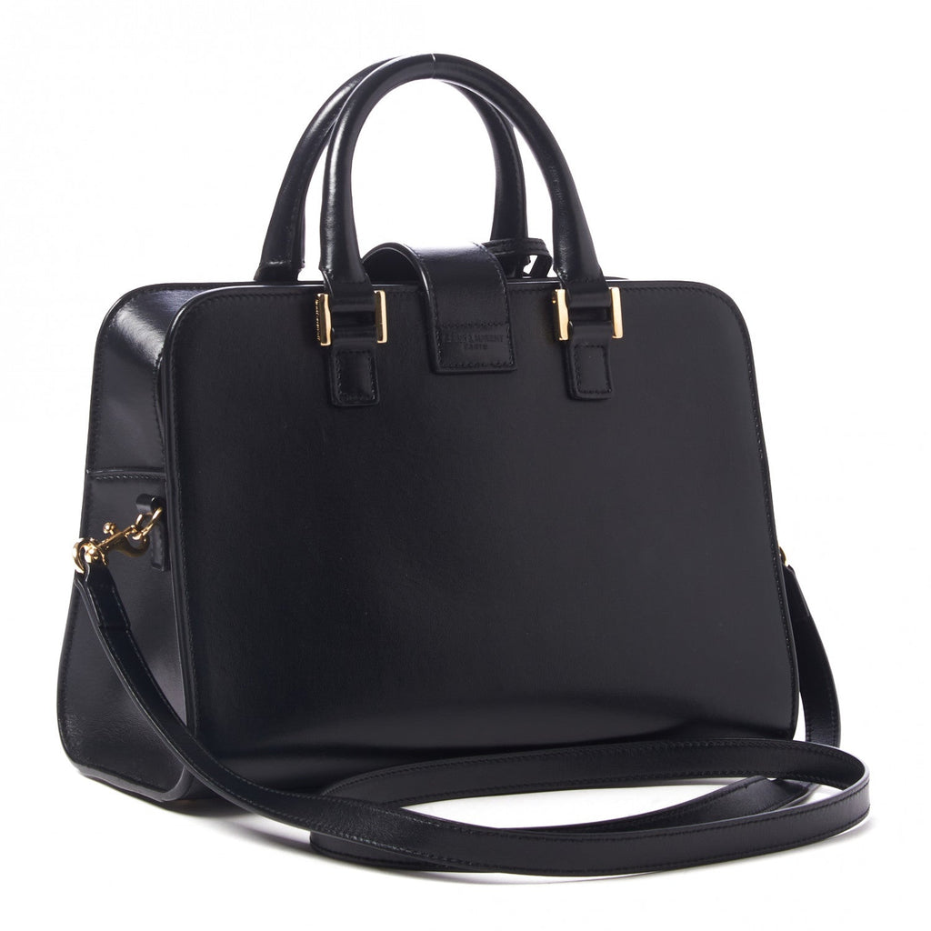 SAINT LAURENT CALFSKIN MONOGRAM BABY CABAS