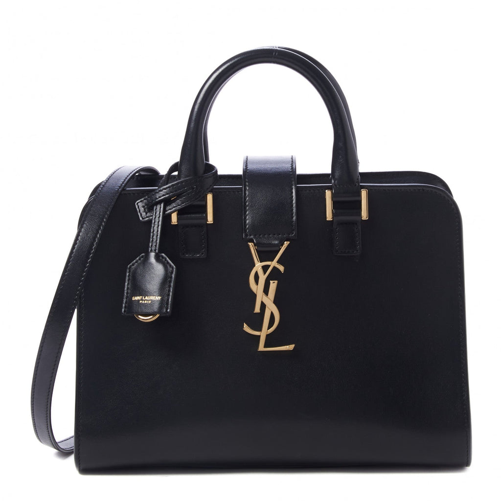SAINT LAURENT CALFSKIN MONOGRAM BABY CABAS