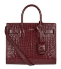 SAINT LAURENT SAC DE JOUR BABY IN EMBOSSED CROCODILE SHINY LEATHER
