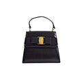 SALVATORE FERRAGAMO LEATHER VARA 2 WAY SHOULDER BAG