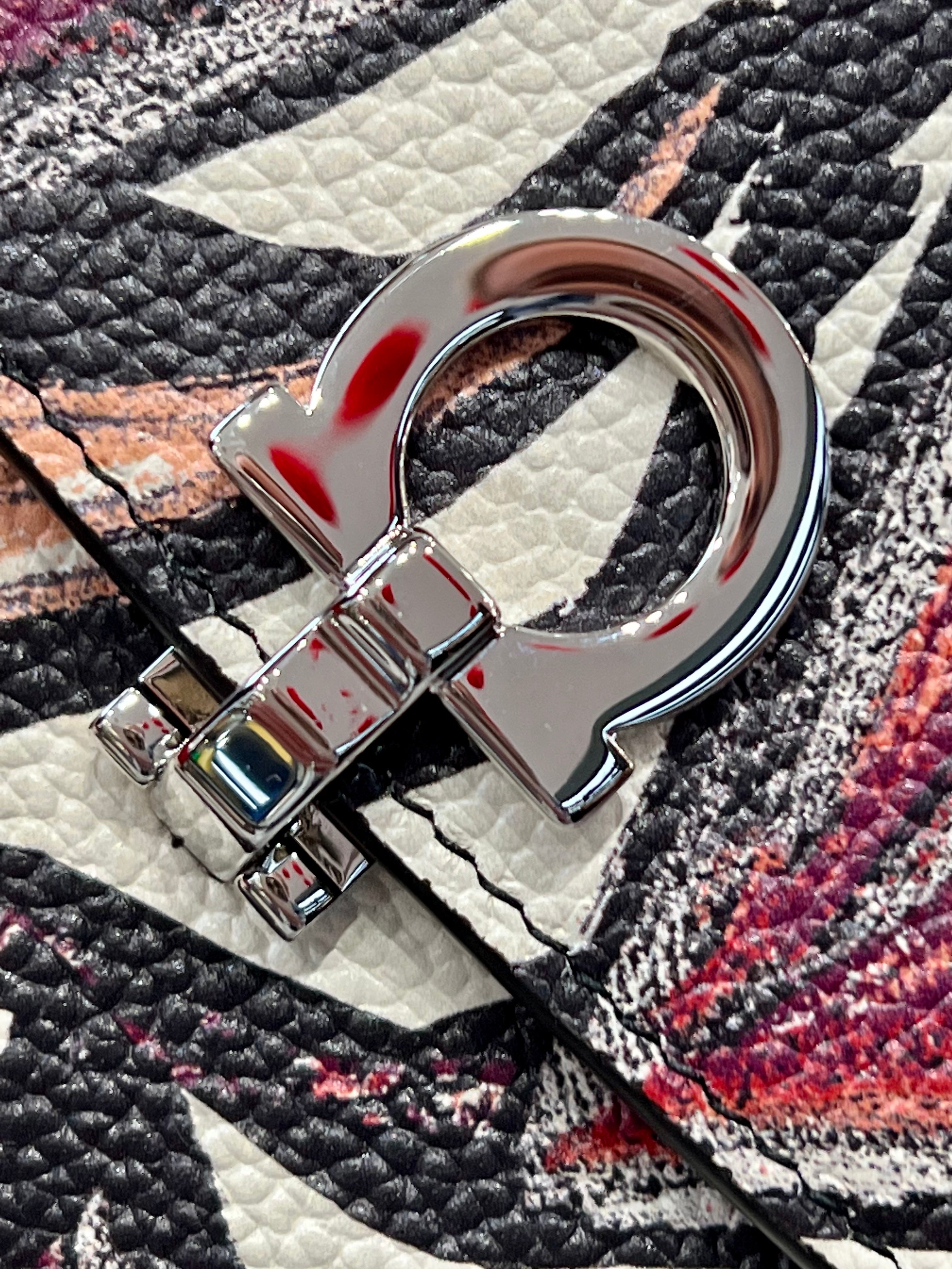 SALVATORE FERRAGAMO MINI JACK LEATHER CROSSBODY BAG