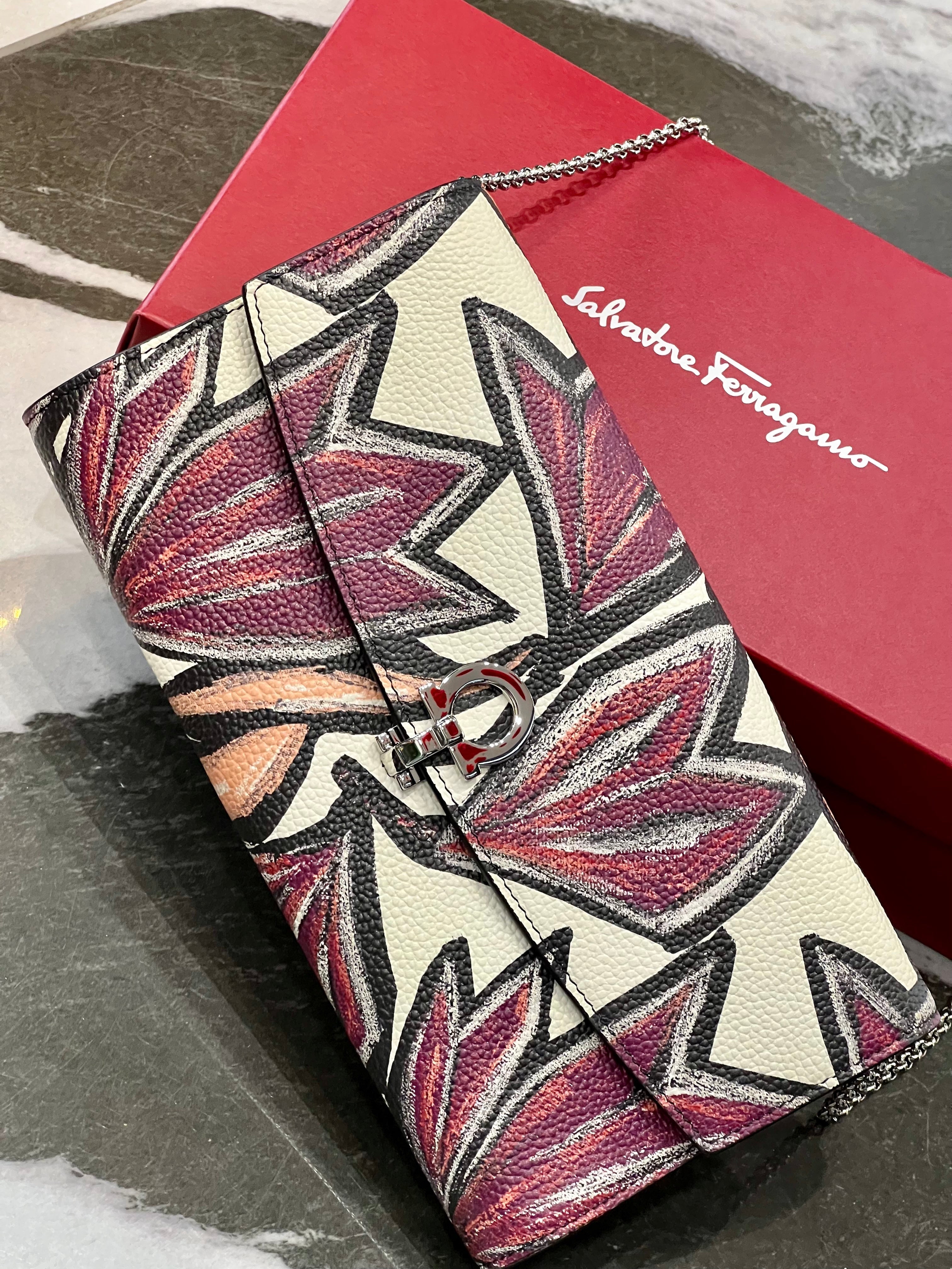 SALVATORE FERRAGAMO MINI JACK LEATHER CROSSBODY BAG