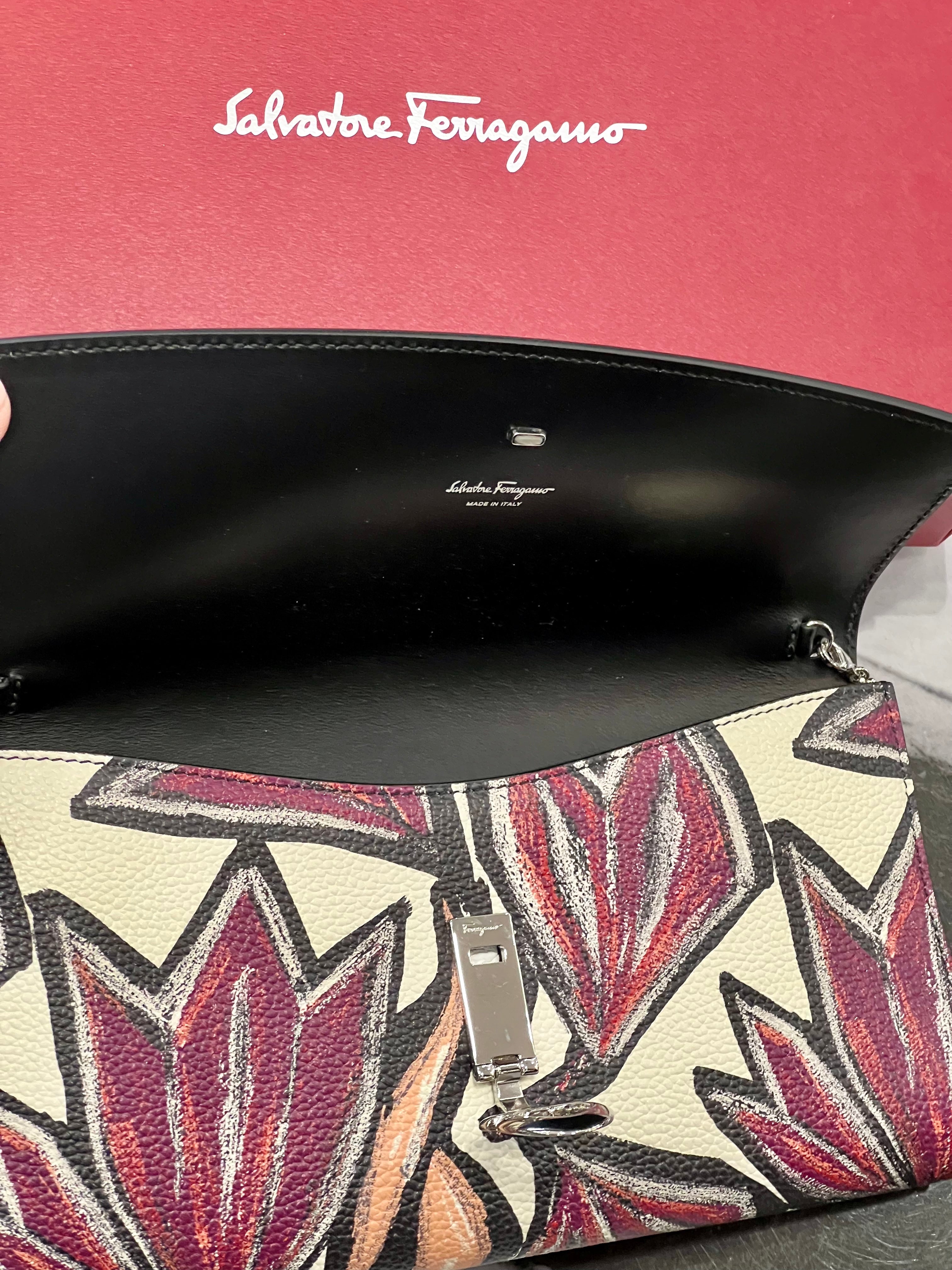 SALVATORE FERRAGAMO MINI JACK LEATHER CROSSBODY BAG