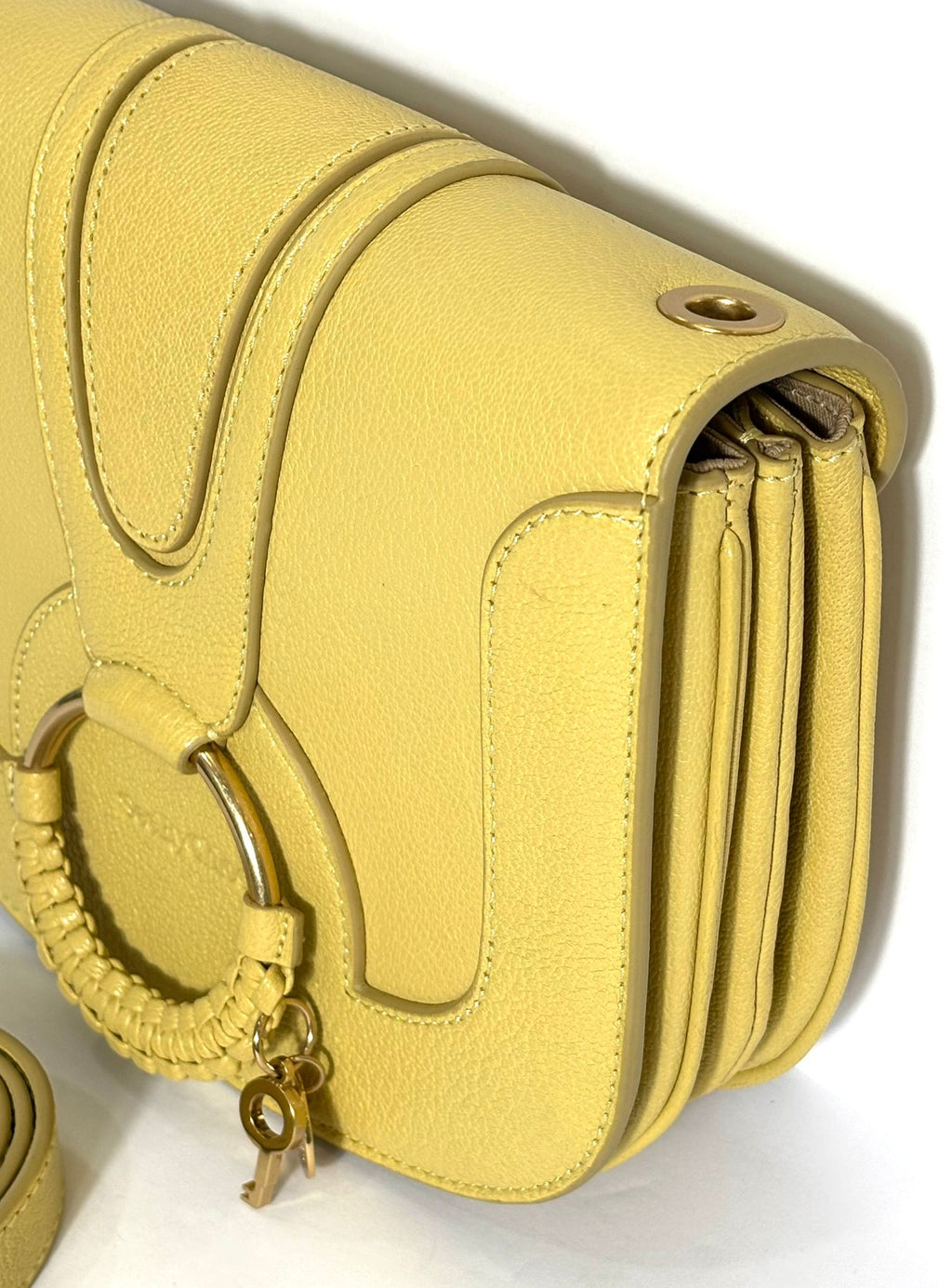 SEE BY CHLOÉ MINI HANA GOATSKIN LEATHER CROSSBODY BAG