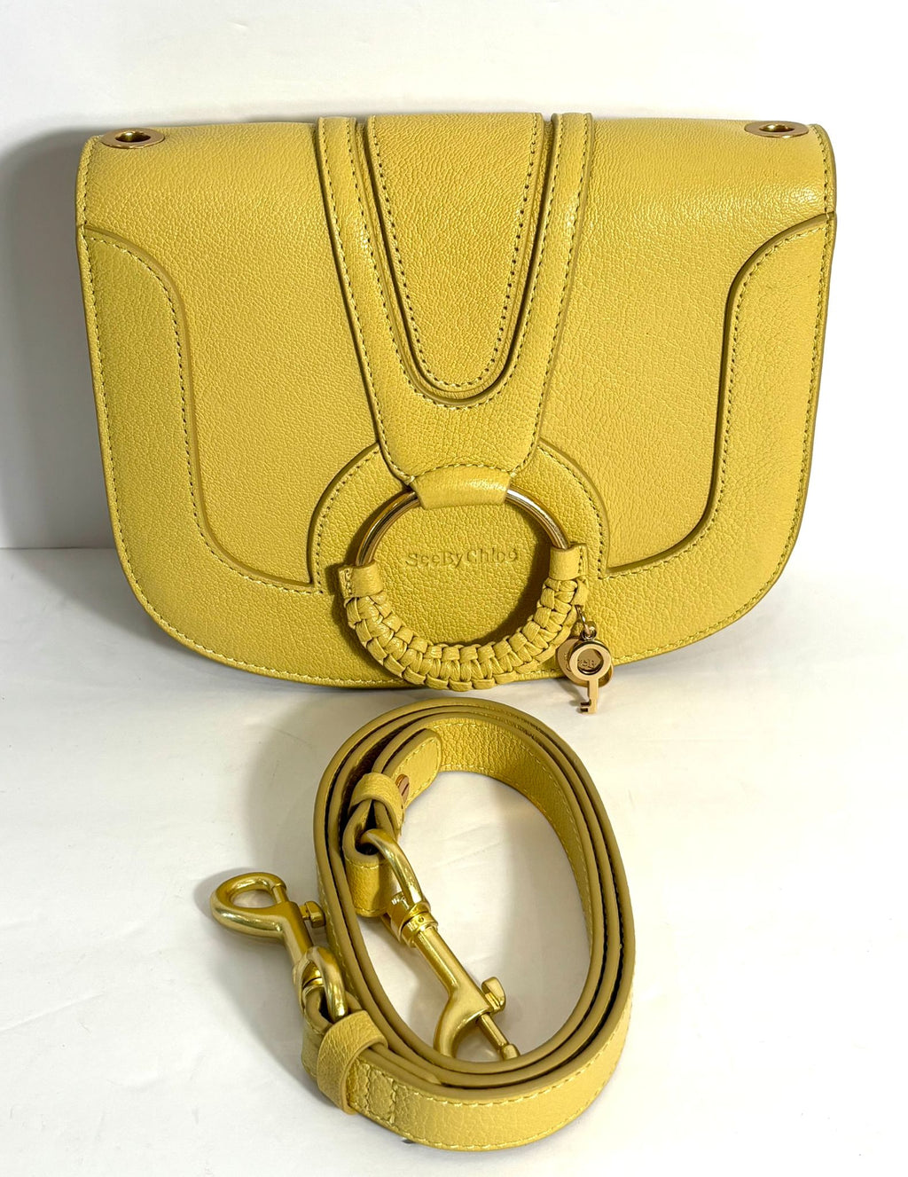 SEE BY CHLOÉ MINI HANA GOATSKIN LEATHER CROSSBODY BAG