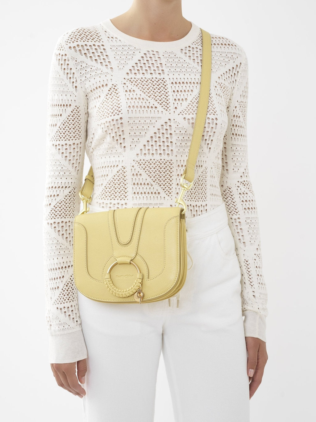 SEE BY CHLOÉ MINI HANA GOATSKIN LEATHER CROSSBODY BAG