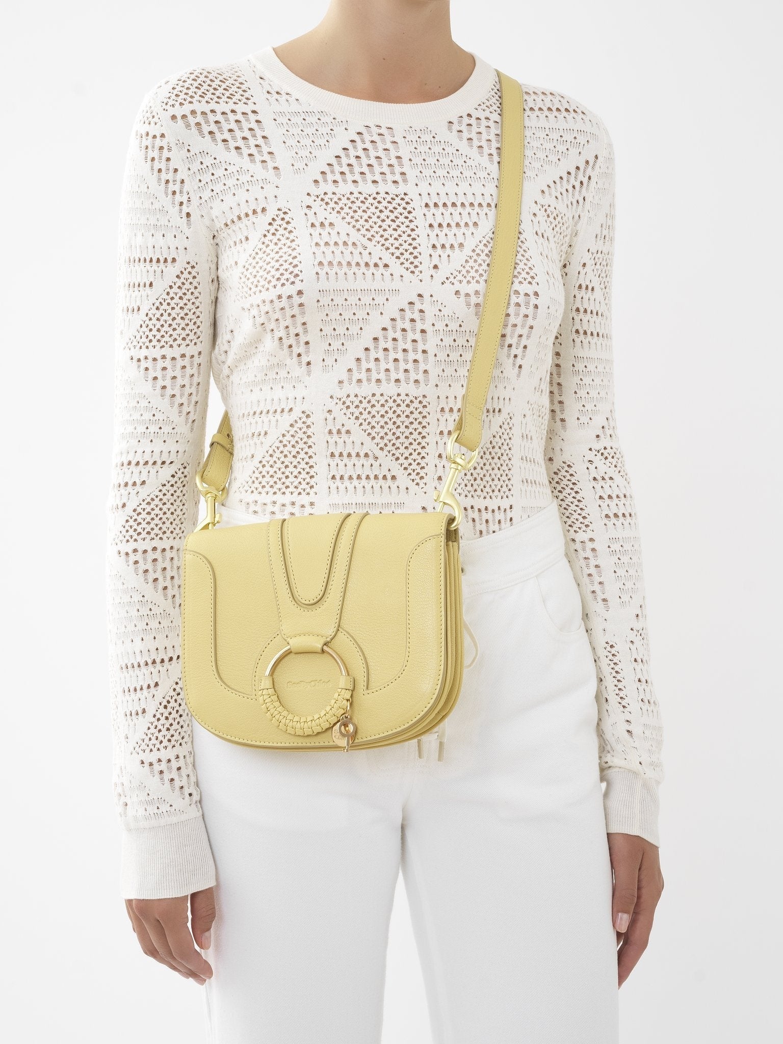 SEE BY CHLOÉ MINI HANA GOATSKIN LEATHER CROSSBODY BAG