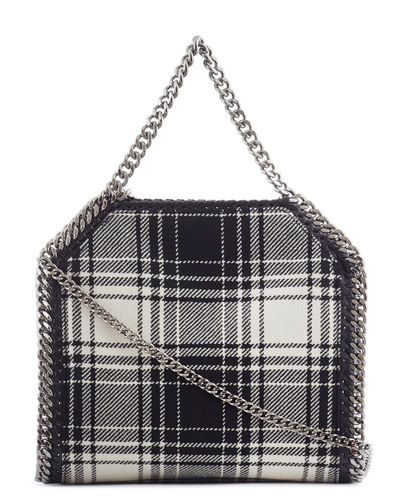 STELLA McCARTNEY Falabella Plaid Tote