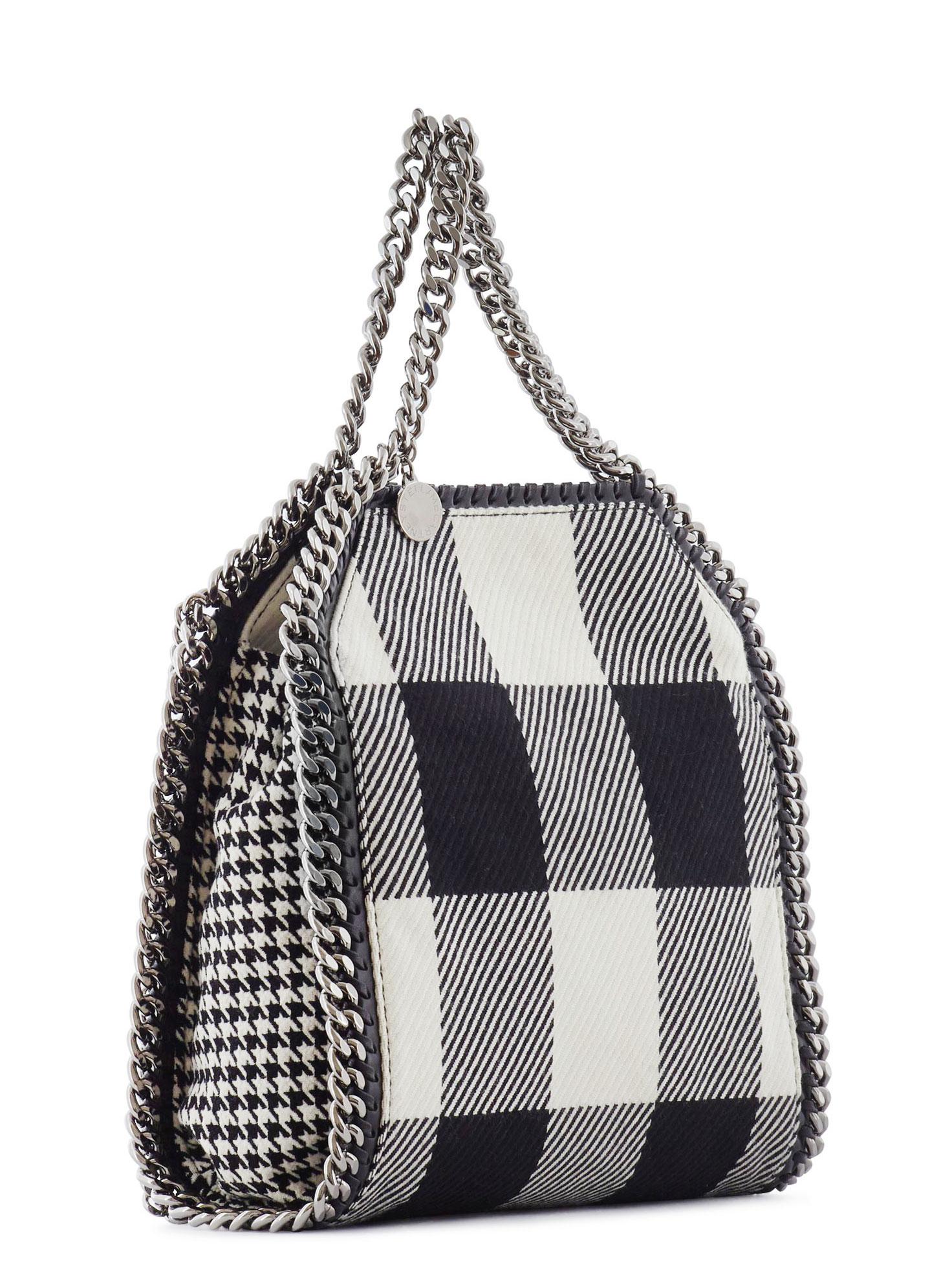 STELLA McCARTNEY Falabella Plaid Tote