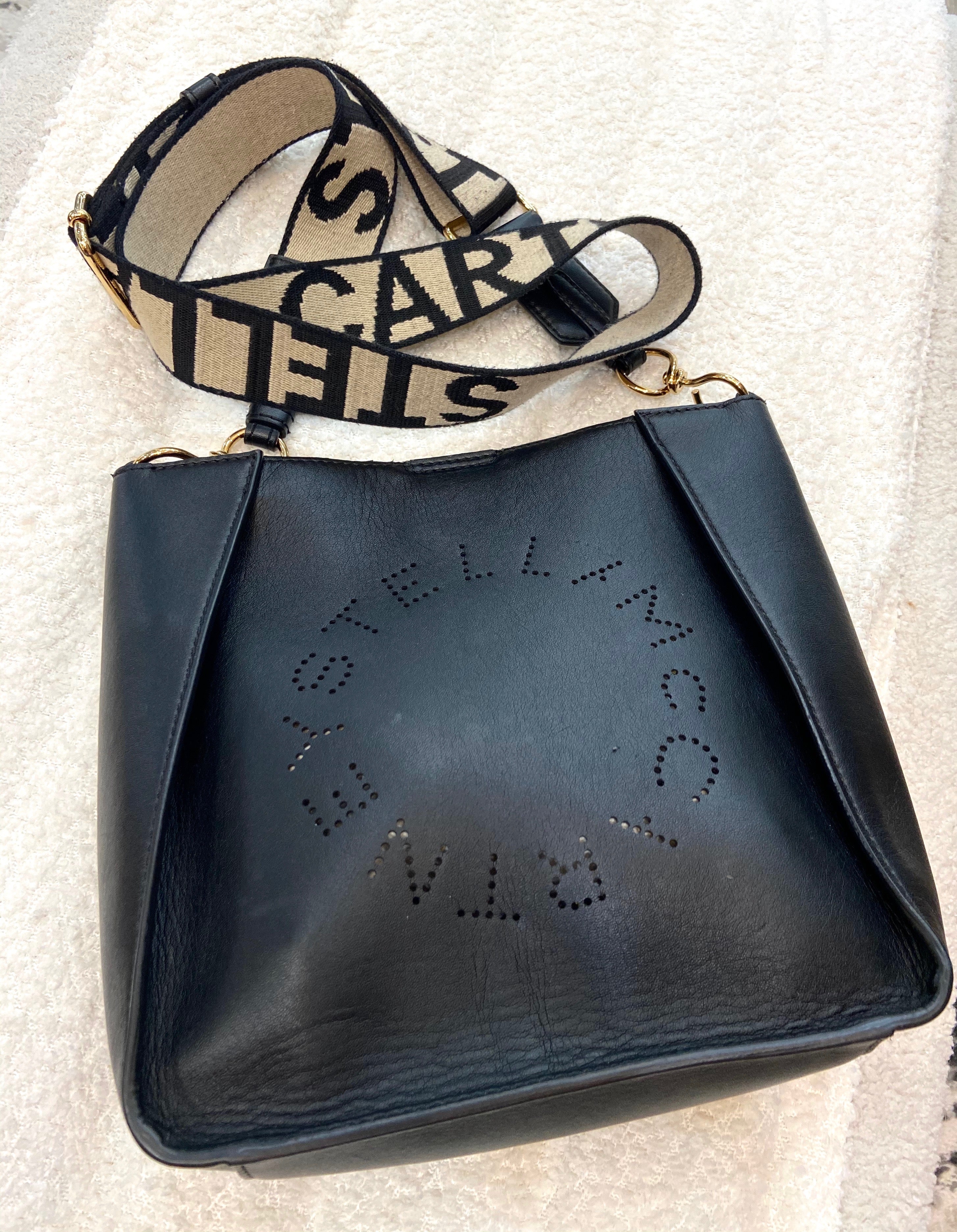 STELLA MCCARTNEY LOGO CROSSBODY BAG