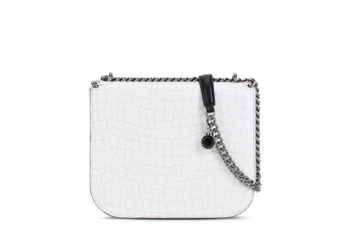 STELLA McCARTNEY CROC MINI FALABELLA BOX BAG