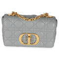 Blue Supple Calfskin Small Caro Chain Bag