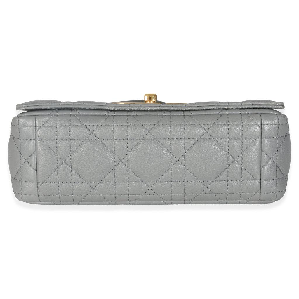 Blue Supple Calfskin Small Caro Chain Bag
