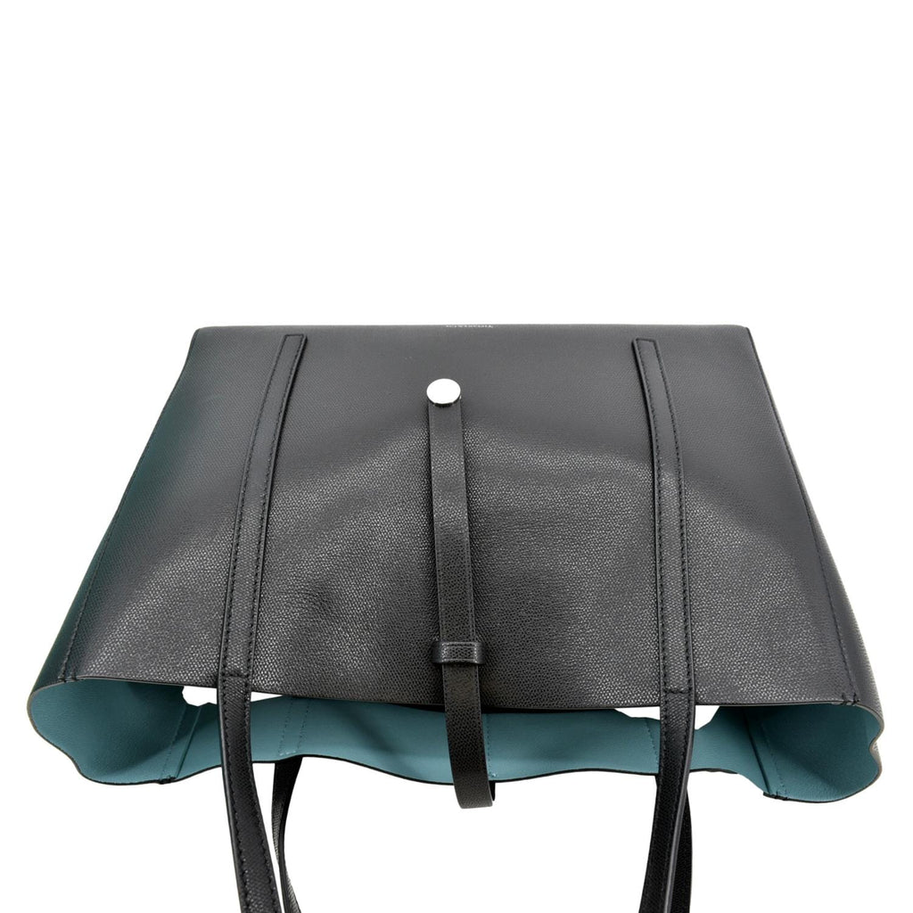 TIFFANY & CO. GRAINED LEATHER REVERSIBLE TOTE BAG