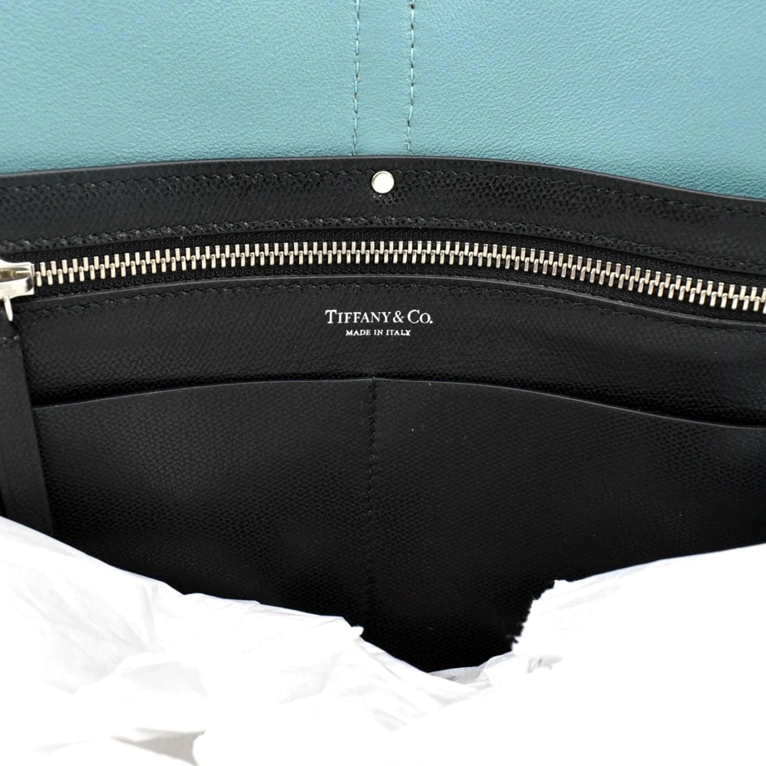 TIFFANY & CO. GRAINED LEATHER REVERSIBLE TOTE BAG