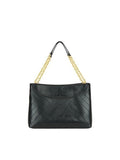 TORY BURCH ALEXA QUILTED SLOUCHY LAMBSKIN LEATHER TOTE BAG