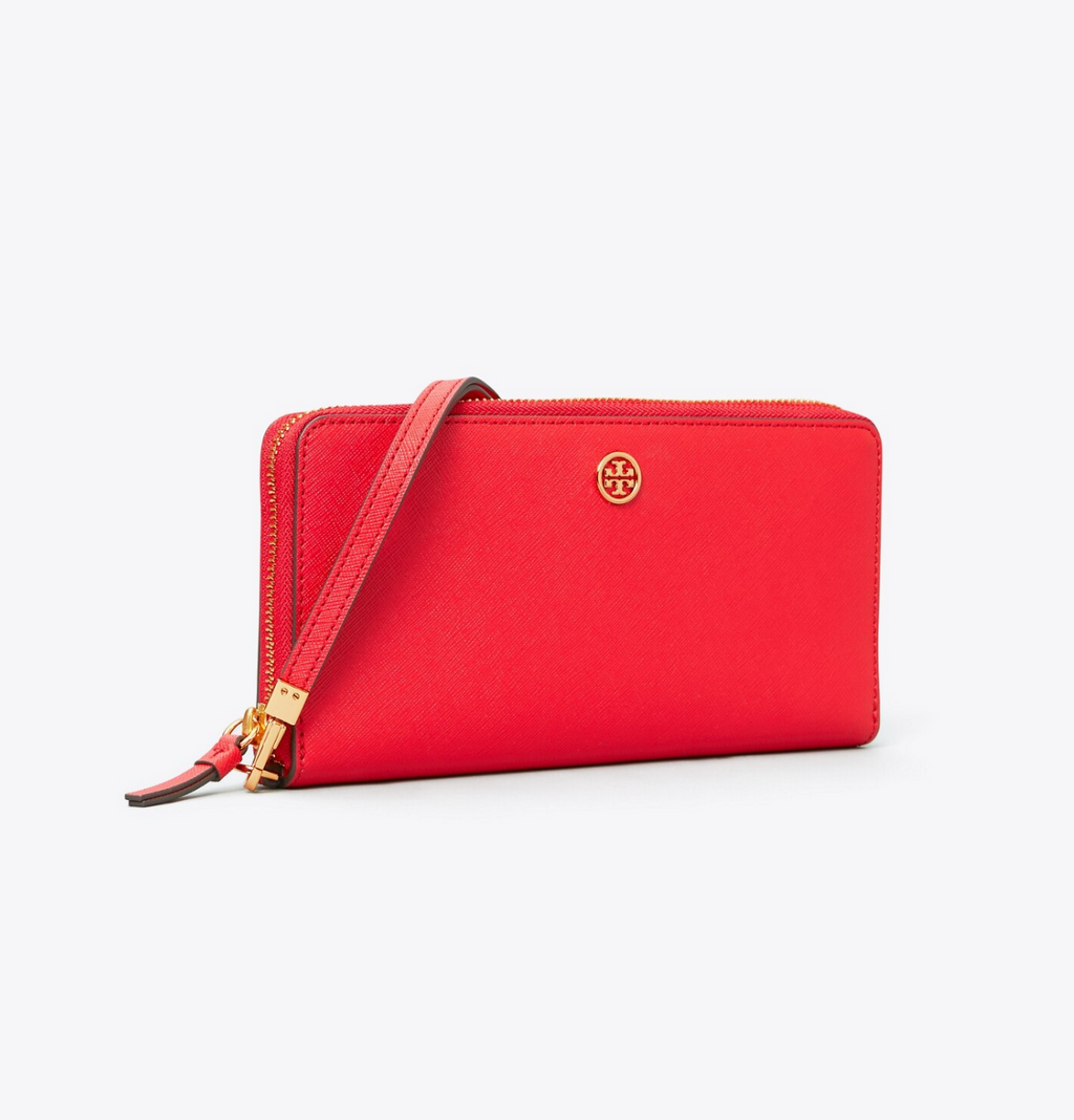 TORY BURCH CONTINENTAL ZIP WALLET/WRISTLET