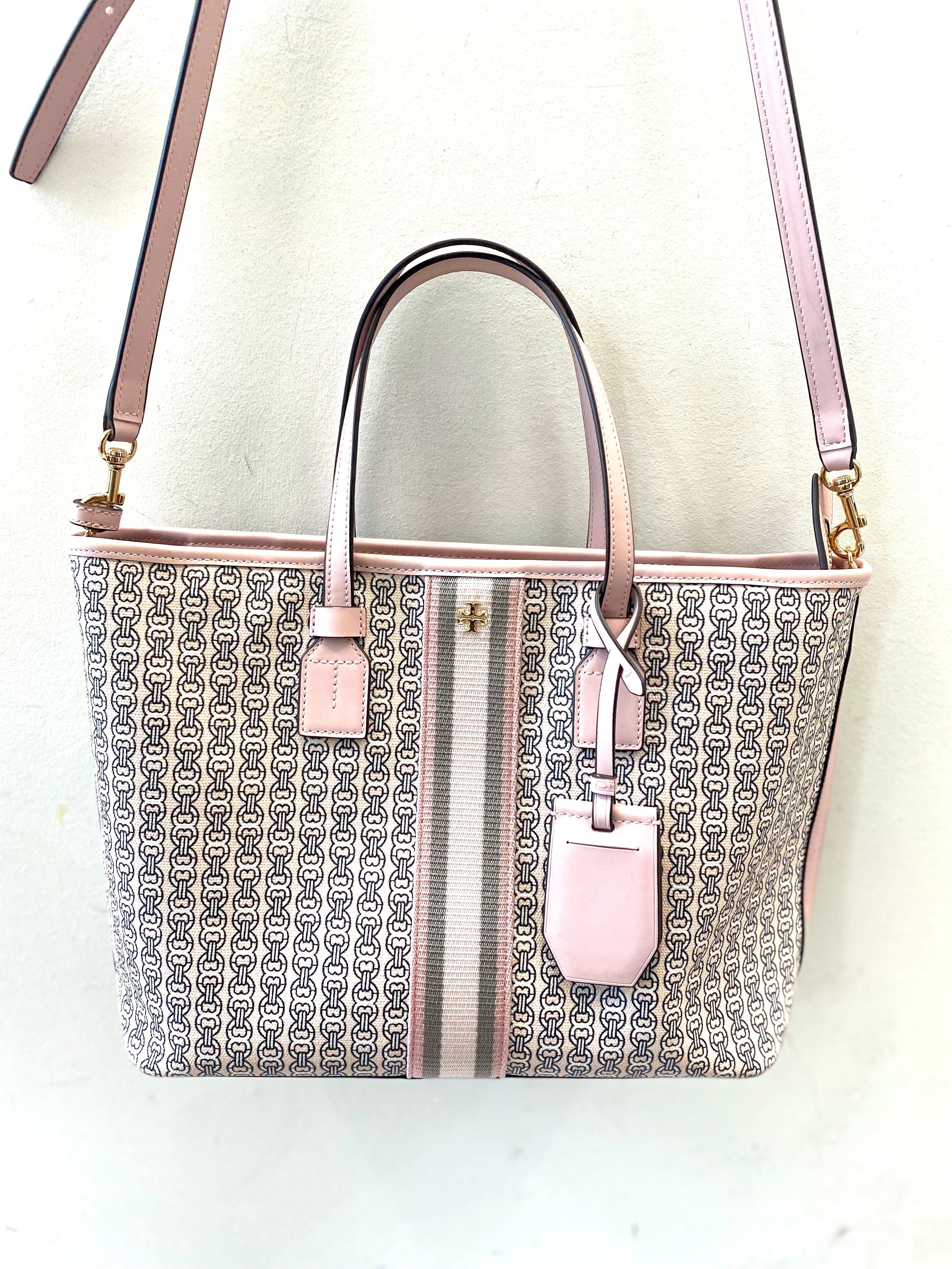 TORY BURCH GEMINI LINK SMALL ZIP TOP TOTE BAG