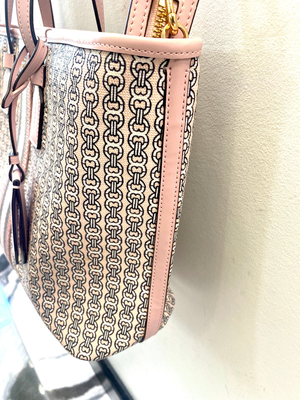 TORY BURCH GEMINI LINK SMALL ZIP TOP TOTE BAG