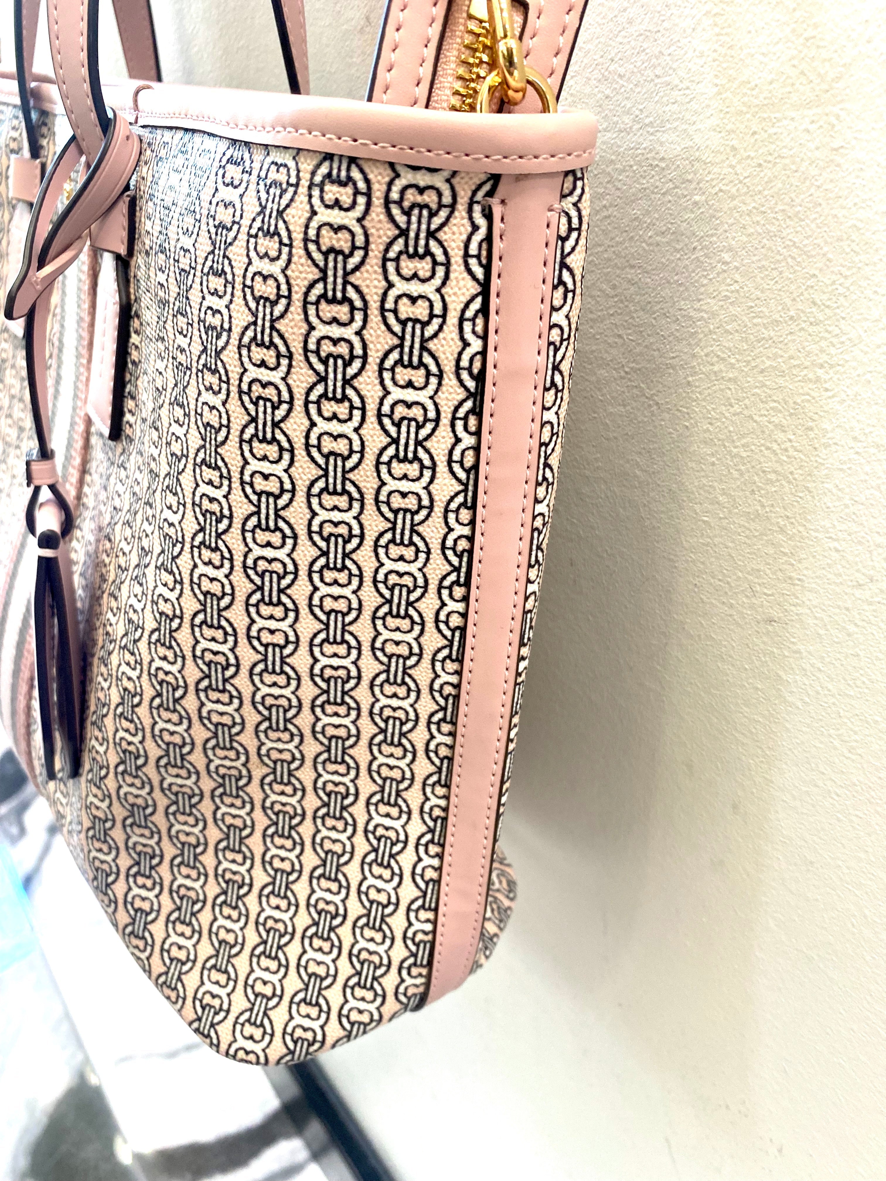 TORY BURCH GEMINI LINK SMALL ZIP TOP TOTE BAG