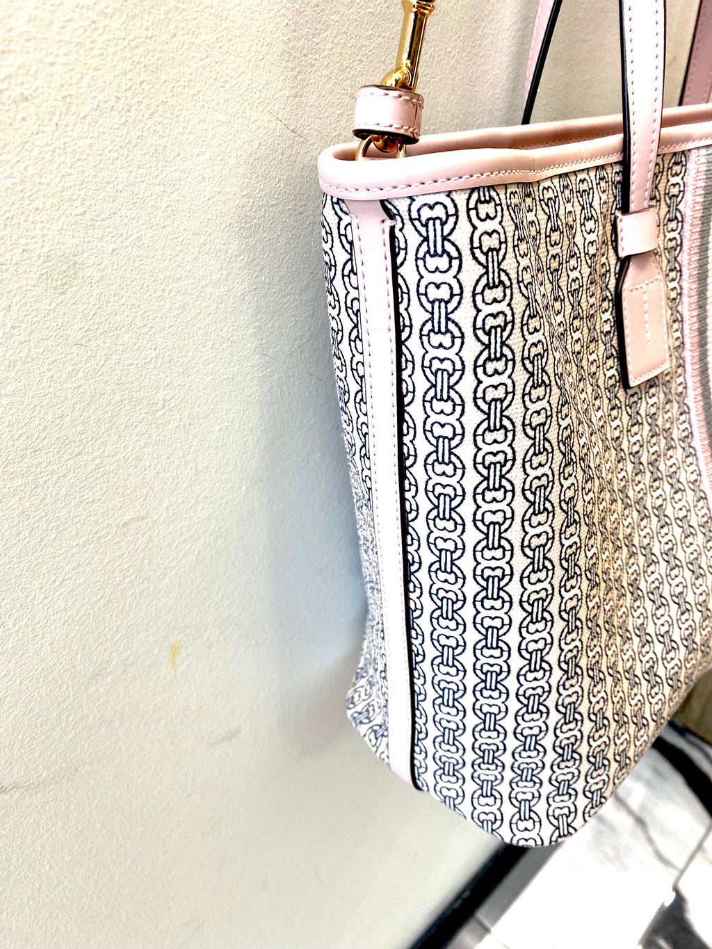 TORY BURCH GEMINI LINK SMALL ZIP TOP TOTE BAG