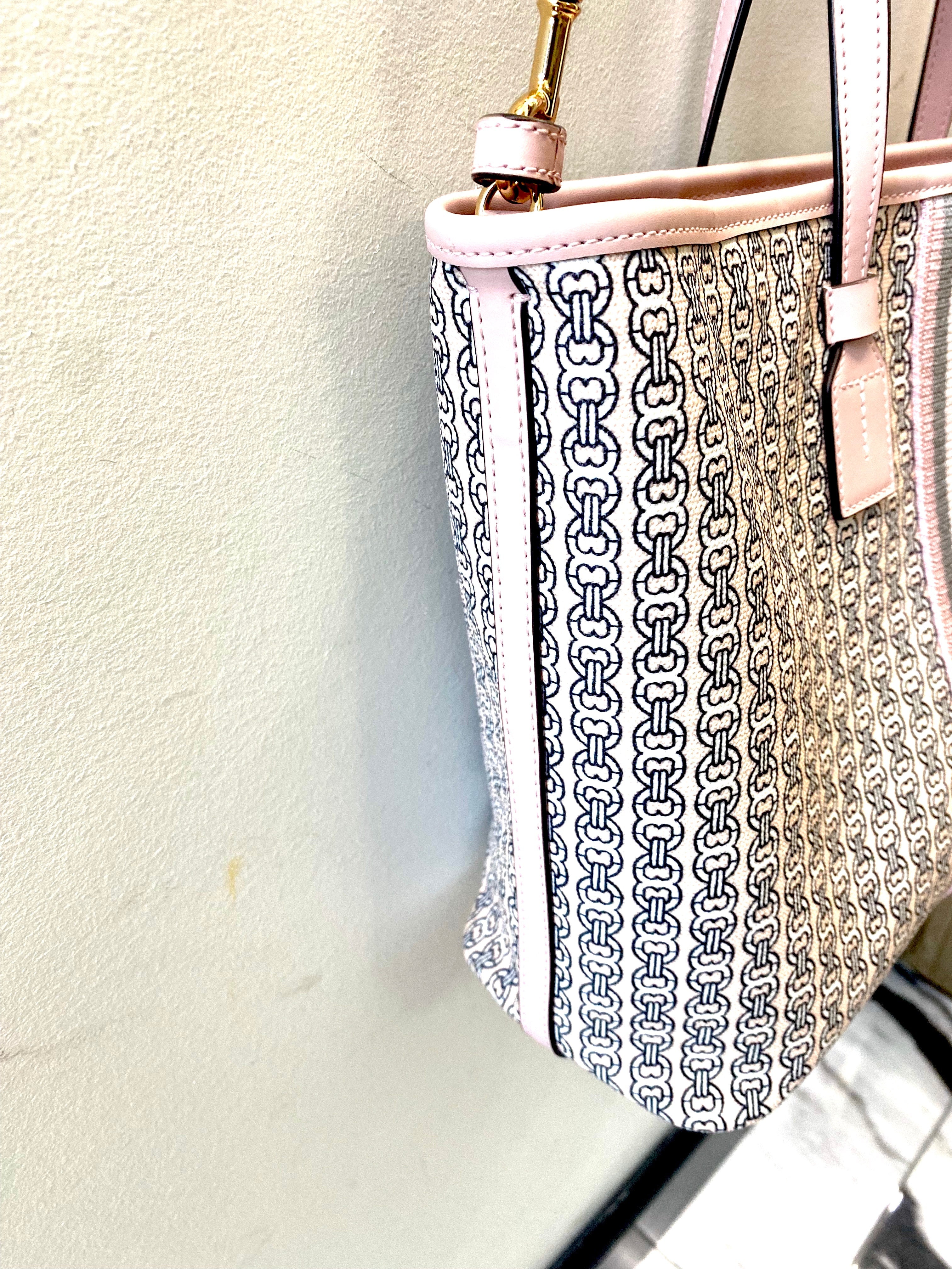 TORY BURCH GEMINI LINK SMALL ZIP TOP TOTE BAG
