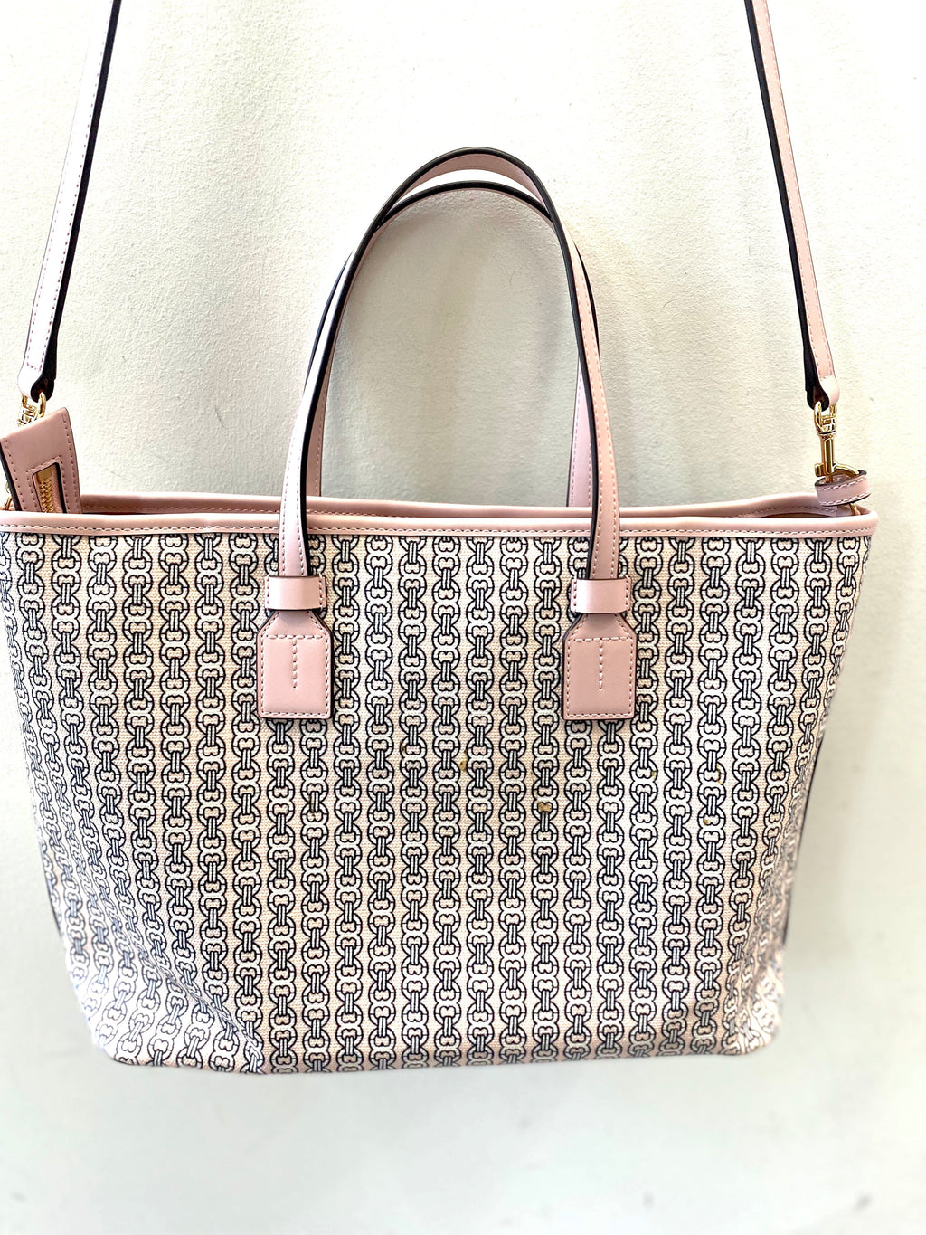 TORY BURCH GEMINI LINK SMALL ZIP TOP TOTE BAG