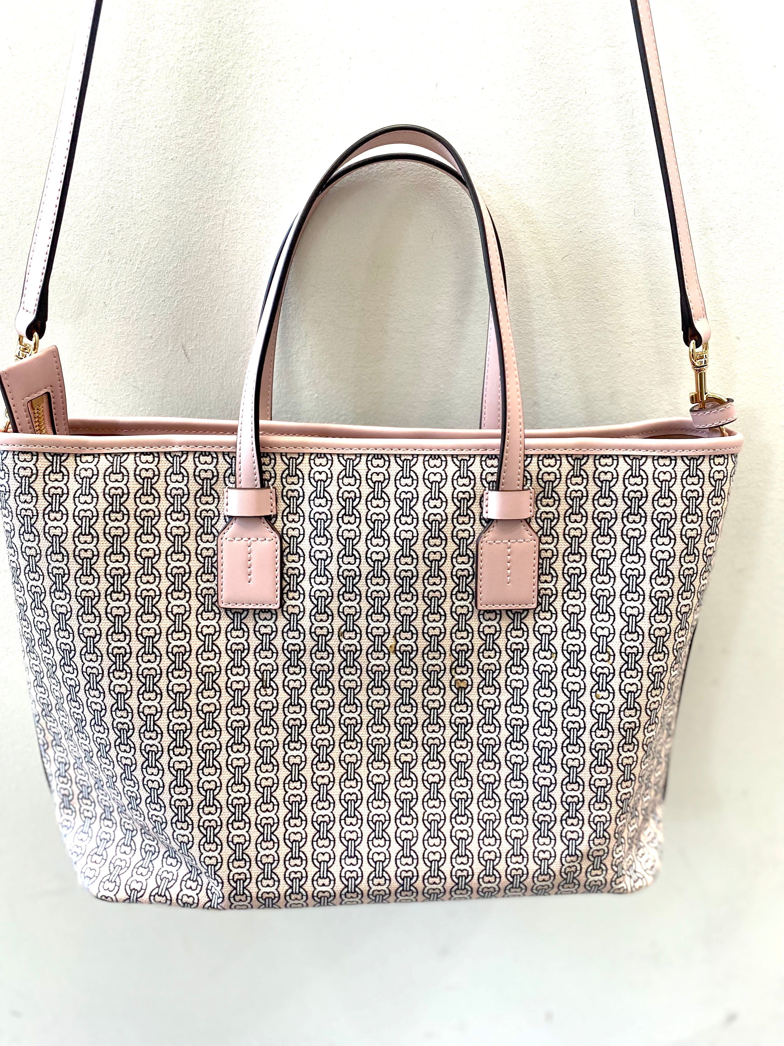 TORY BURCH GEMINI LINK SMALL ZIP TOP TOTE BAG