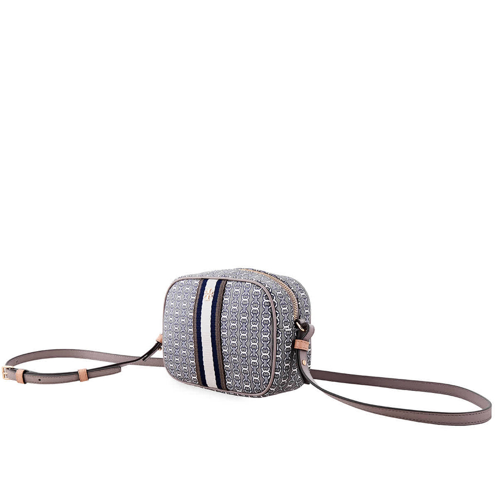 TORY BURCH GEMINI LINK CANVAS SHOULDER BAG