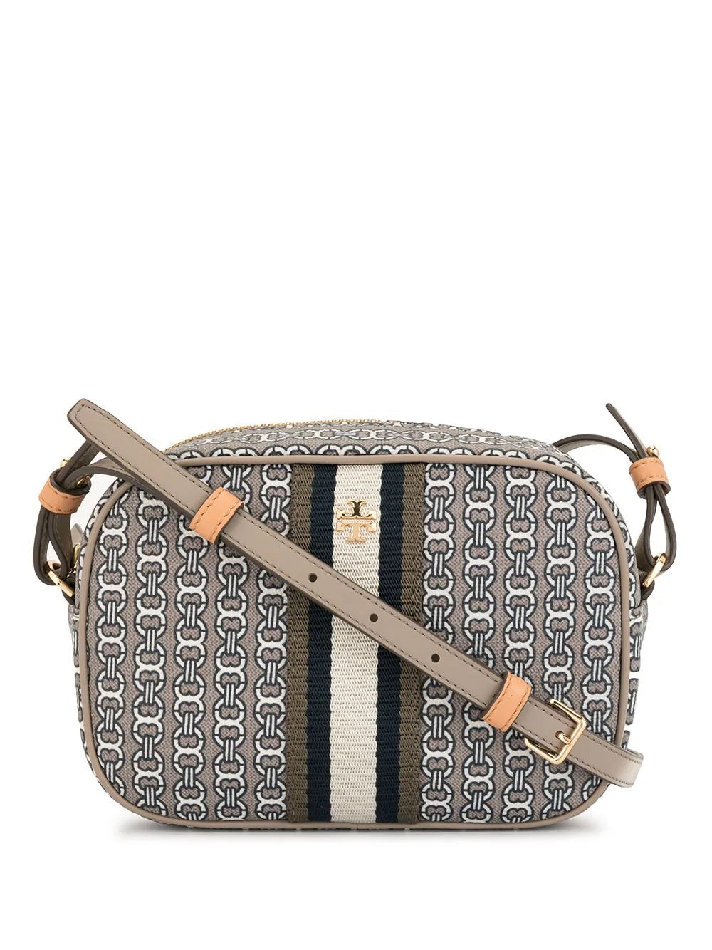 TORY BURCH GEMINI LINK CANVAS SHOULDER BAG