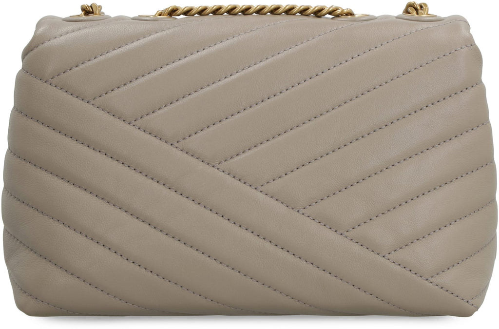TORY BURCH KIRA QUILTED CHEVRON NAPPA LEATHER CONVERTIBLE SHOULDER BAG