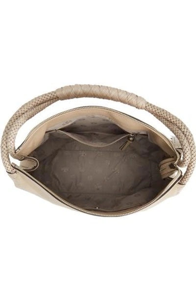 TORY BURCH TAYLOR PEBBLED LEATHER HOBO BAG