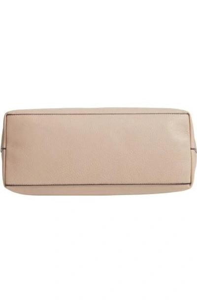 TORY BURCH TAYLOR PEBBLED LEATHER HOBO BAG