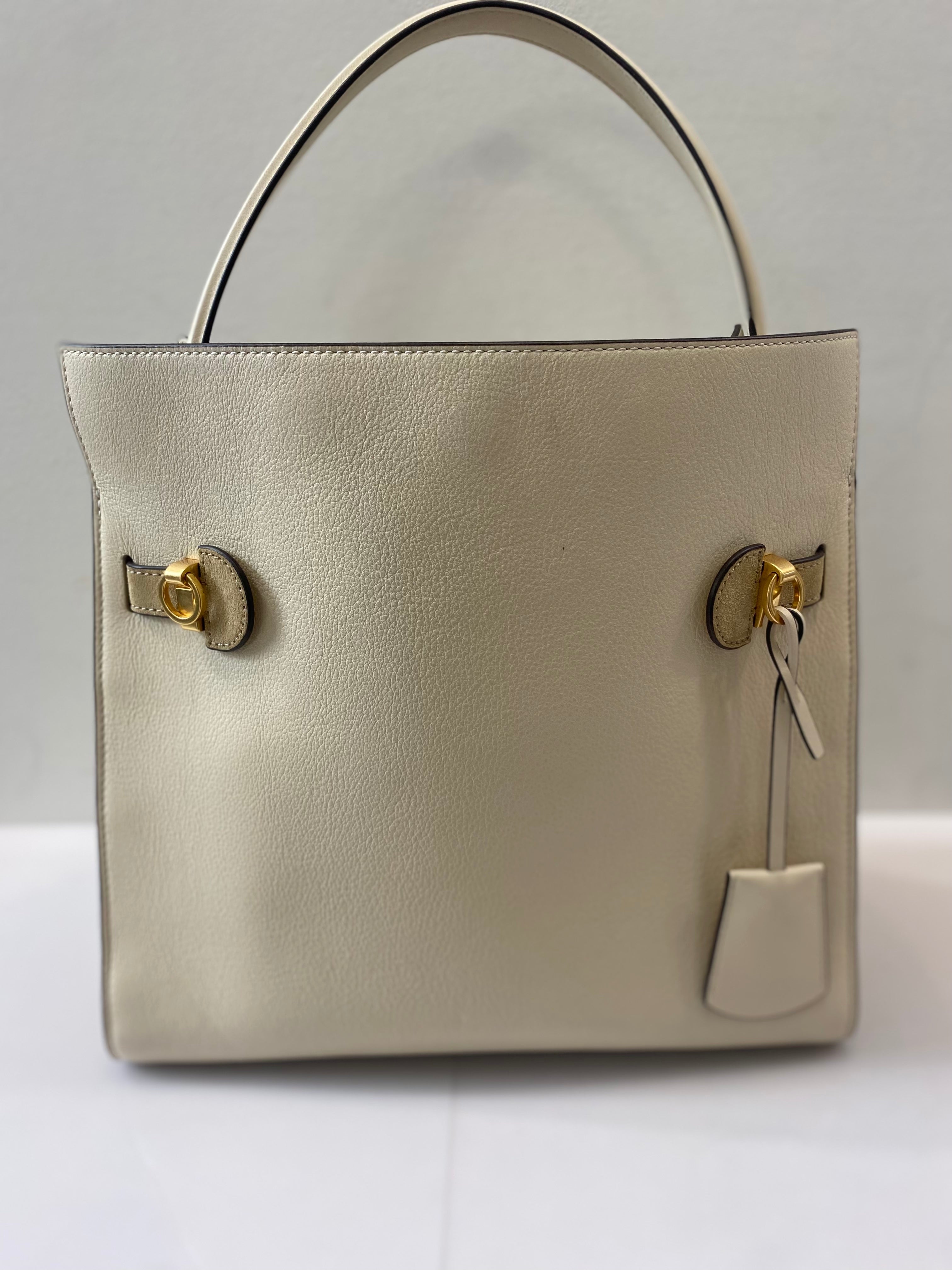 TORY BURCH LEE RADZIWILL DOUBLE TOP HANDLE BAG