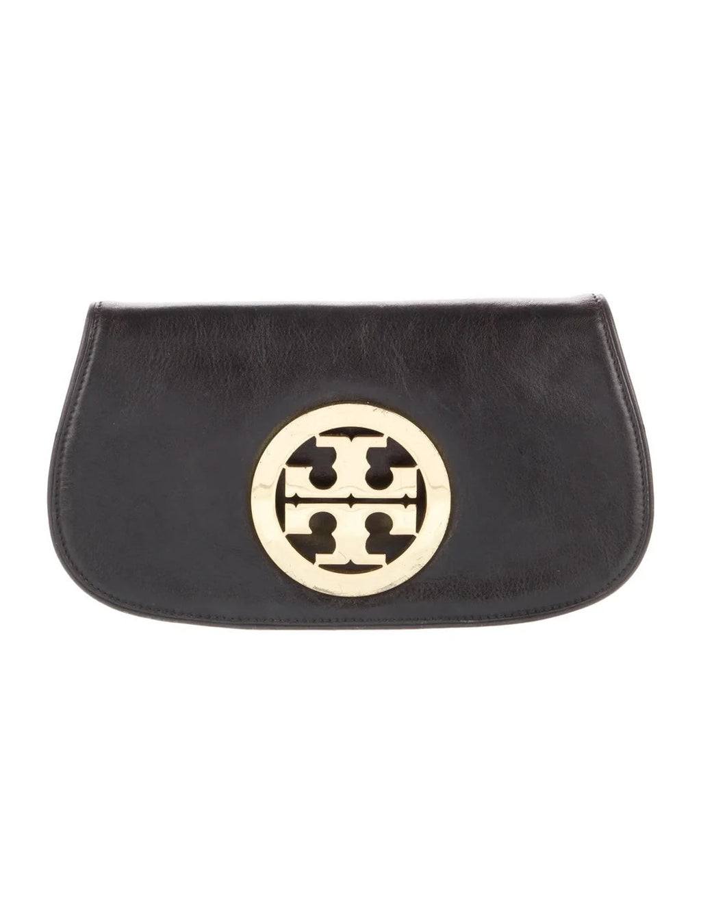 TORY BURCH REVA LOGO CONVERTIBLE CLUTCH BAG WITH CHAIN