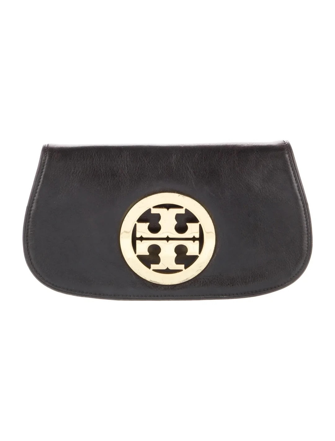 TORY BURCH REVA LOGO CONVERTIBLE CLUTCH BAG WITH CHAIN