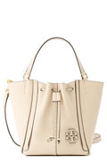 TORY BURCH MCGRAW DRAGONFLY DRAWSTRING MINI BAG IN BRIE