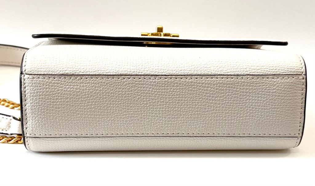 TORY BURCH SMALL KIRA LEATHER CHAIN BAG