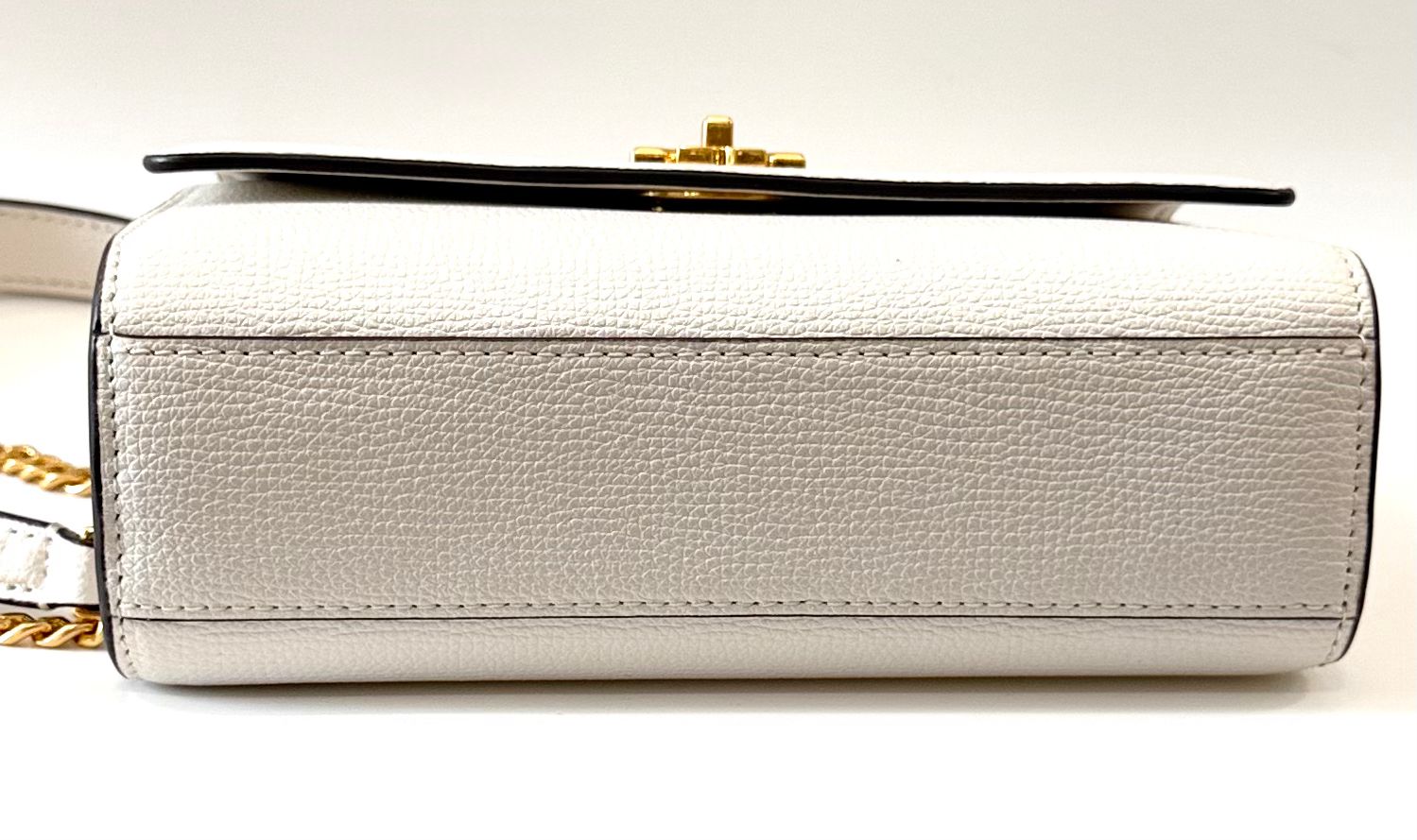 TORY BURCH SMALL KIRA LEATHER CHAIN BAG