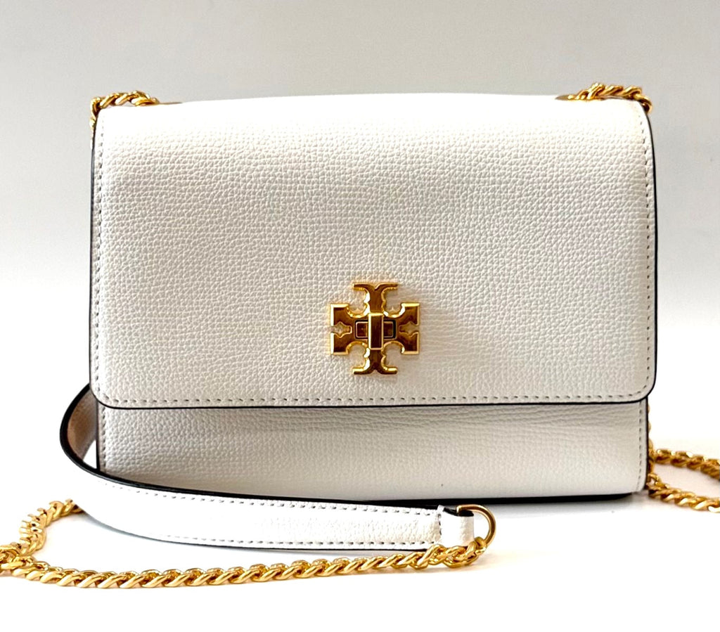 TORY BURCH SMALL KIRA LEATHER CHAIN BAG