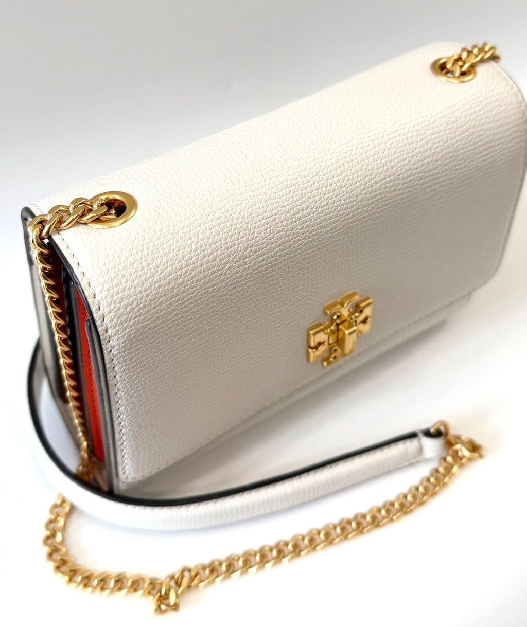 TORY BURCH SMALL KIRA LEATHER CHAIN BAG