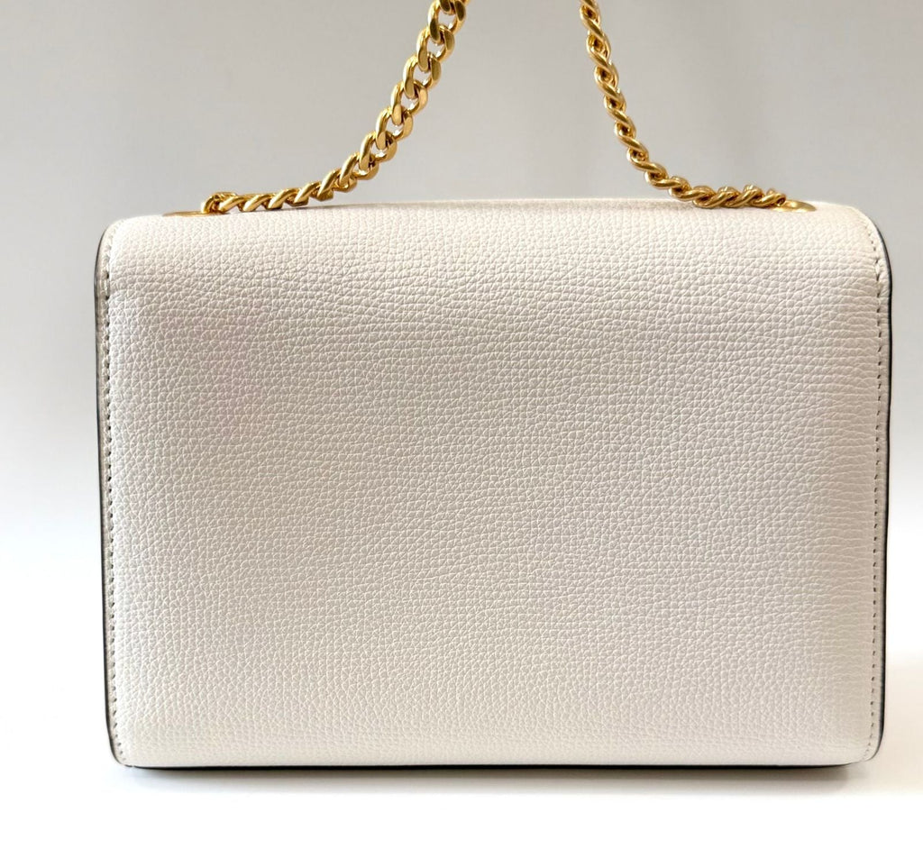 TORY BURCH SMALL KIRA LEATHER CHAIN BAG