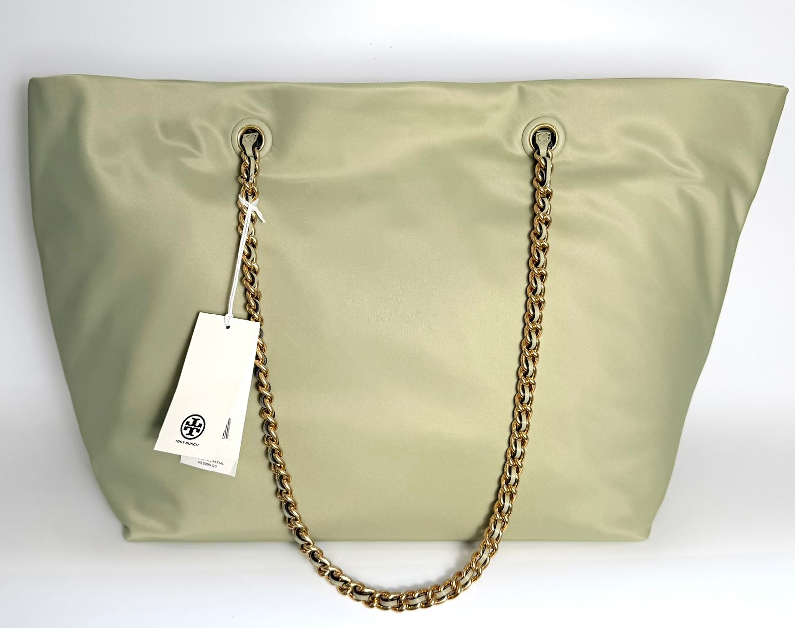 TORY BURCH ELLA CHAIN TOTE BAG