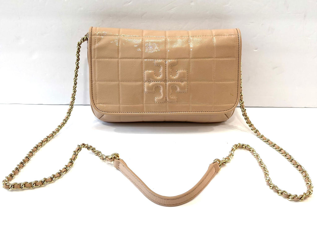 TORY BURCH MARION QUILTED PATTERN CROSSBODY BAG