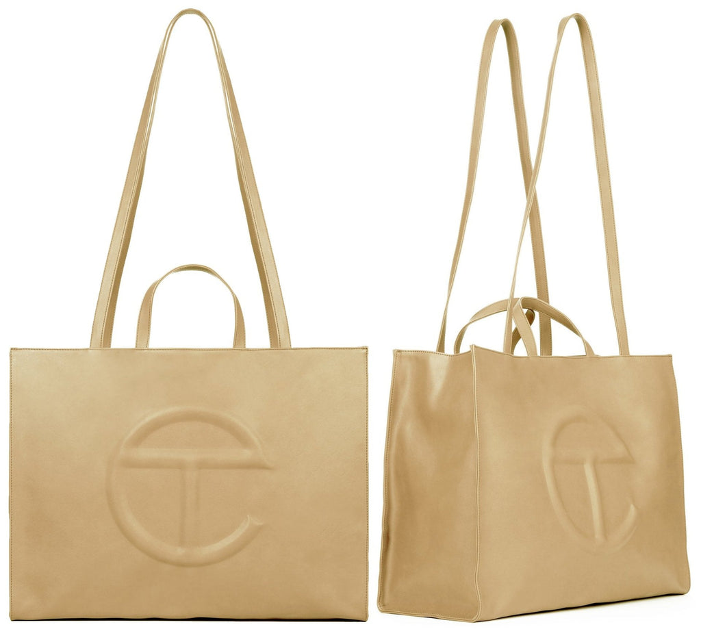 TELFAR Shopping Large Tote-Cream