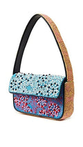 STAUD TOMMY BEADED SHOULDER BAG