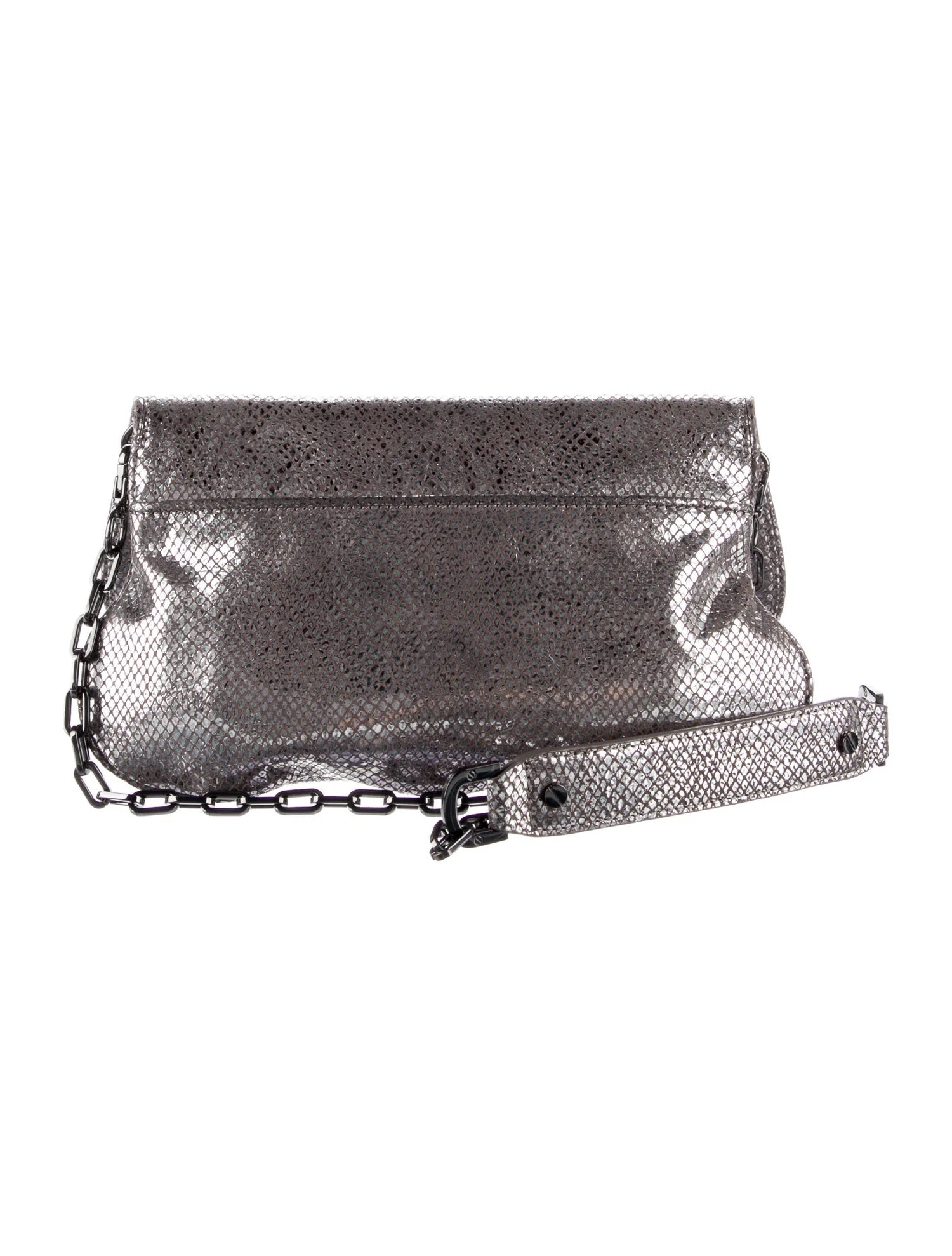 TORY BURCH EMBOSSED LEATHER SHOULDER BAG