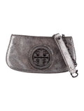 TORY BURCH EMBOSSED LEATHER SHOULDER BAG