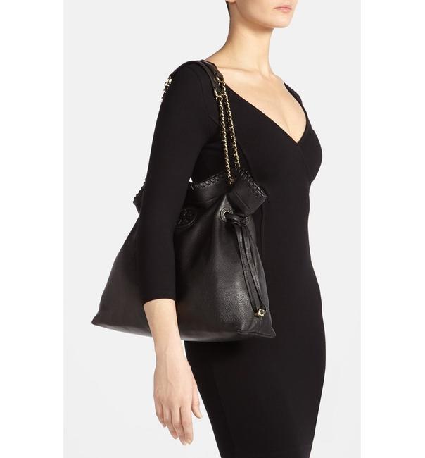 TORY BURCH MARION WHIPSTITCHED CHAIN LARGE BAG
