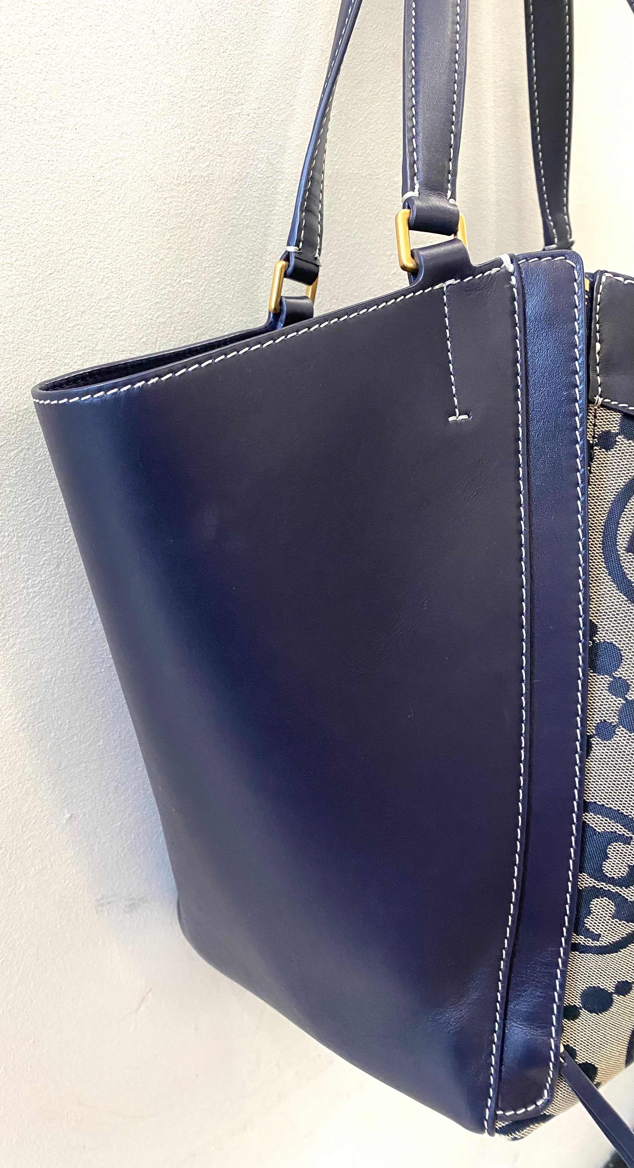 TORY BURCH McGRAW T-MONOGRAM DRAGONFLY TOTE BAG